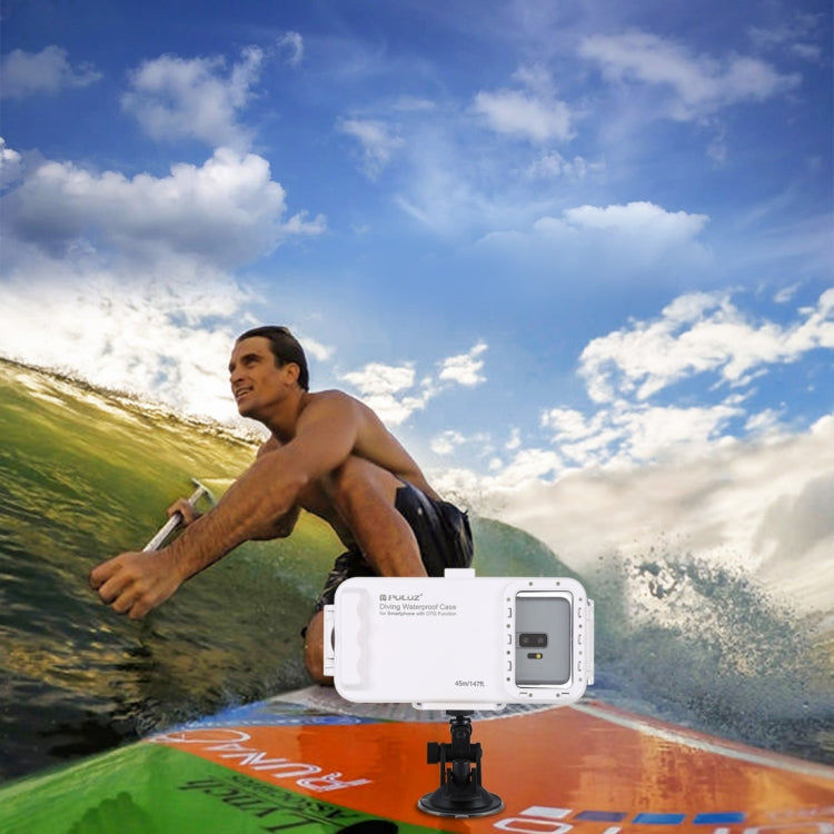 PULUZ 45m waterproof diving phone case size detail