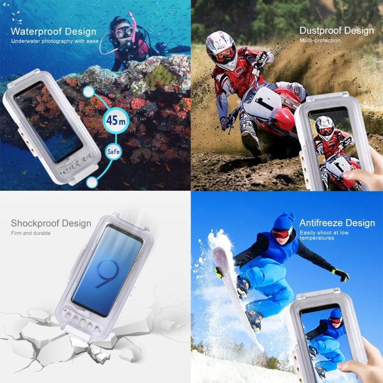 PULUZ waterproof diving phone housing package contents detail