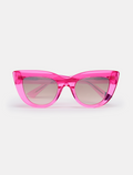 zoedepass Pixie Pink crystal cat-eye sunglasses front product image