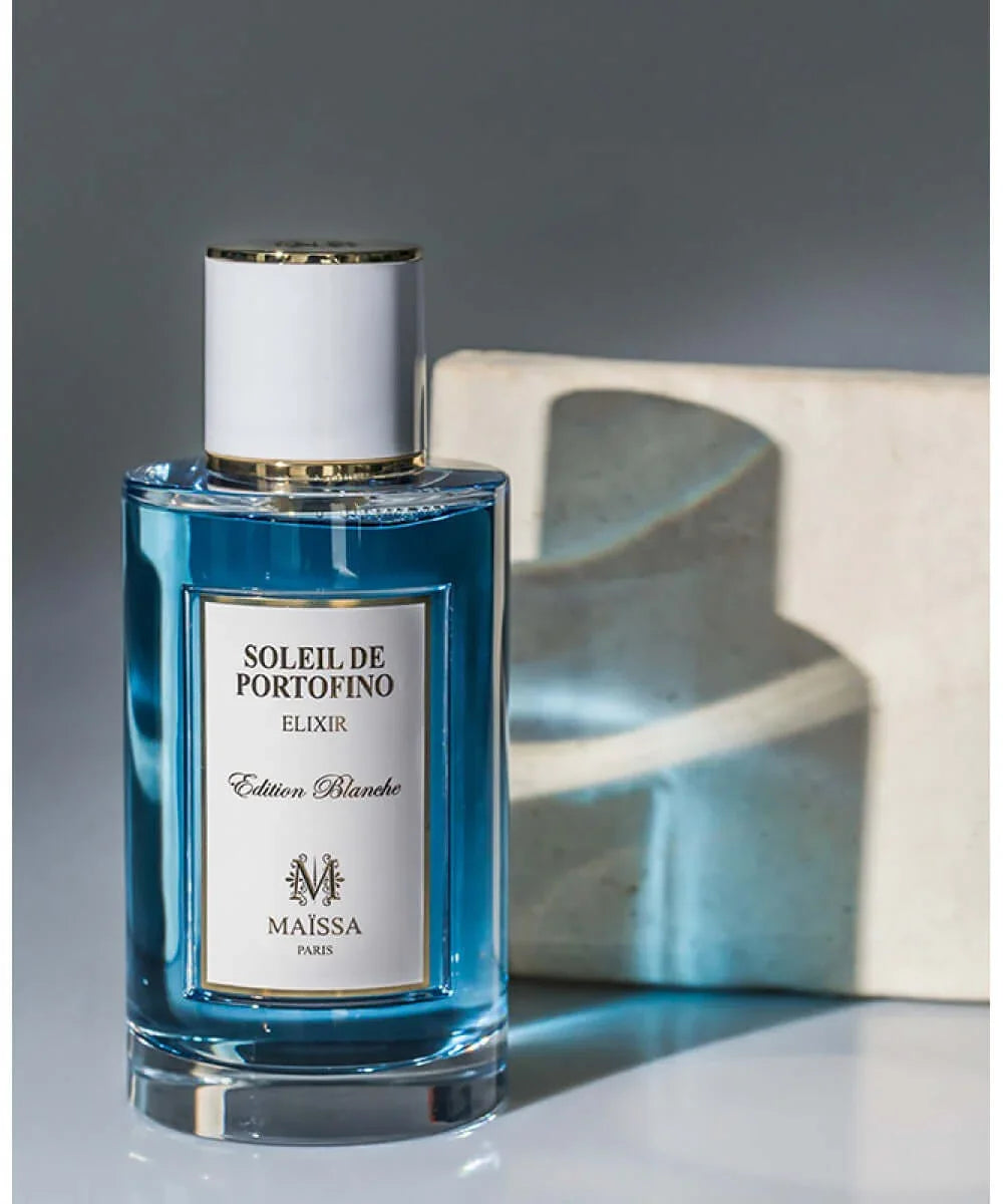 Maïssa Soleil de Portofino Eau de Parfum 200ml bottle and packaging detail