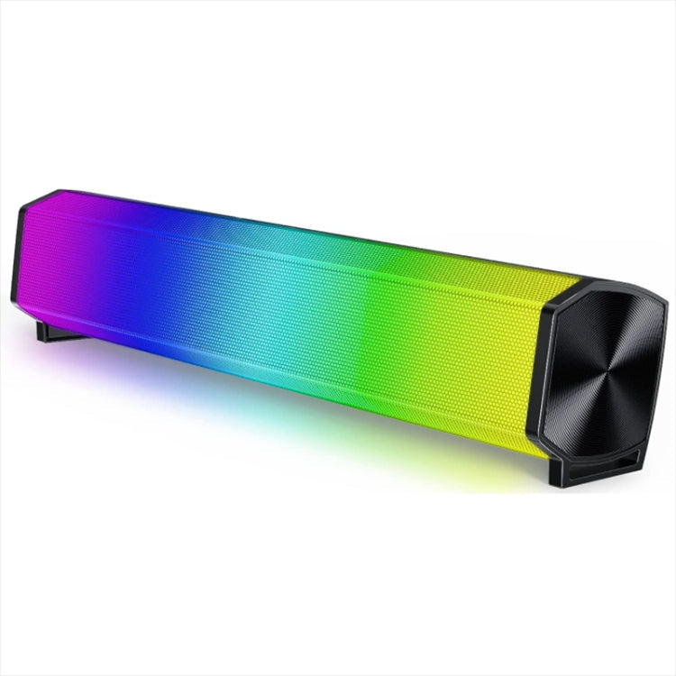 C2 TWS Bluetooth speaker RGB portable soundbar front view