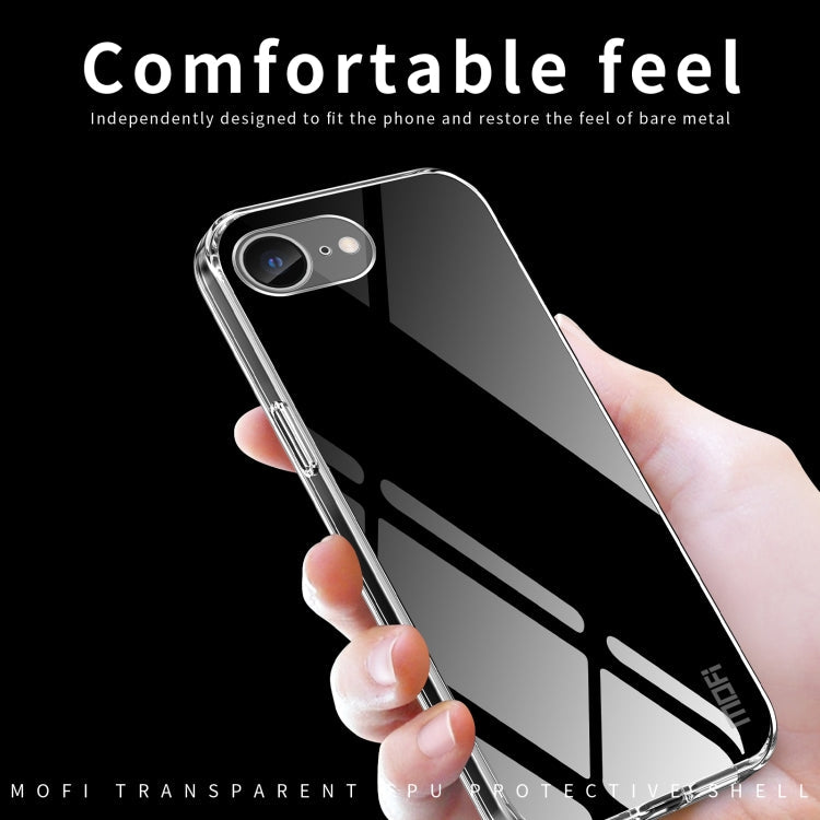 MOFI Ming clear iPhone case button cut out detail