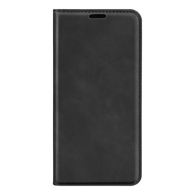 Retro magnetic leather iPhone case detail image