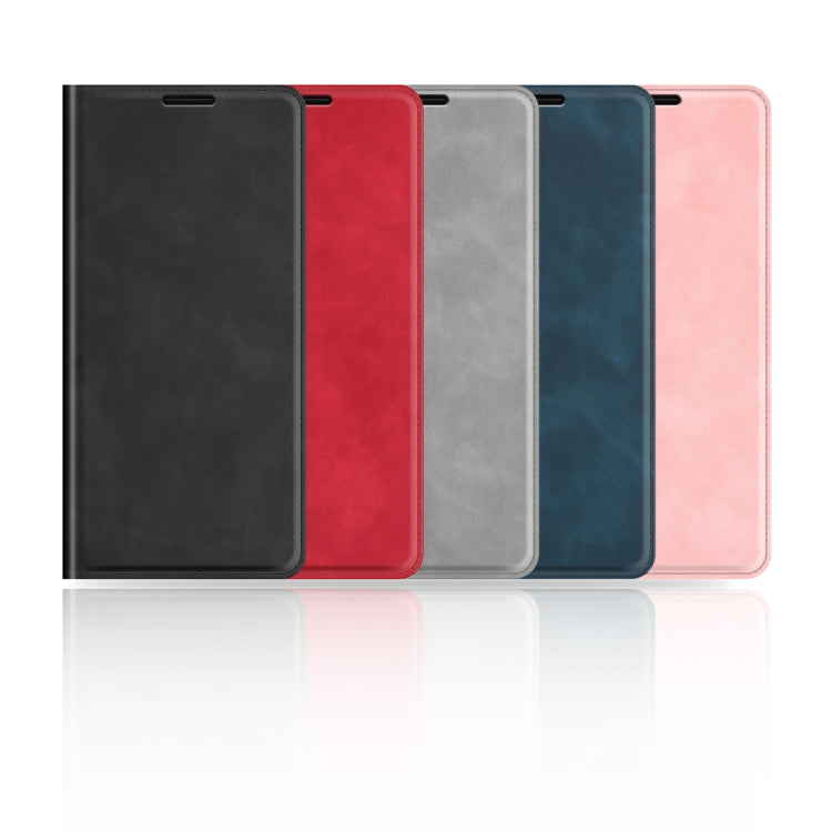 Retro magnetic leather iPhone case product detail image