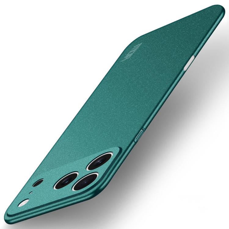 MOFI Fandun frosted ultra-thin iPhone 17 Pro Max case in green