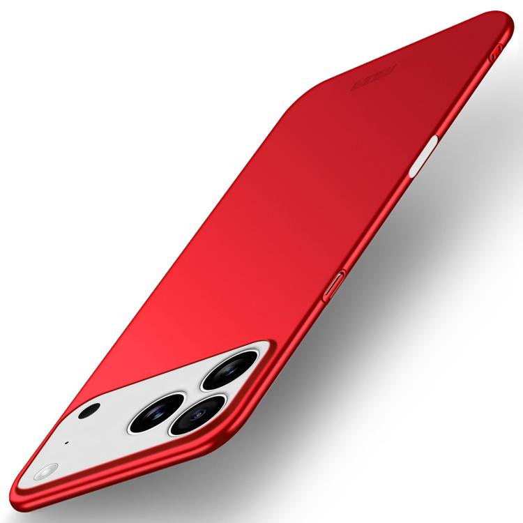 Mira Sales MOFI frosted ultra-thin hard PC iPhone 17 Pro case in red