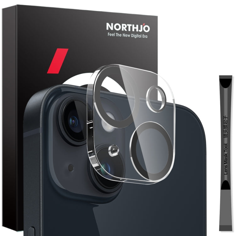 NORTHJO tempered glass iPhone 14 and 14 Plus camera lens protector