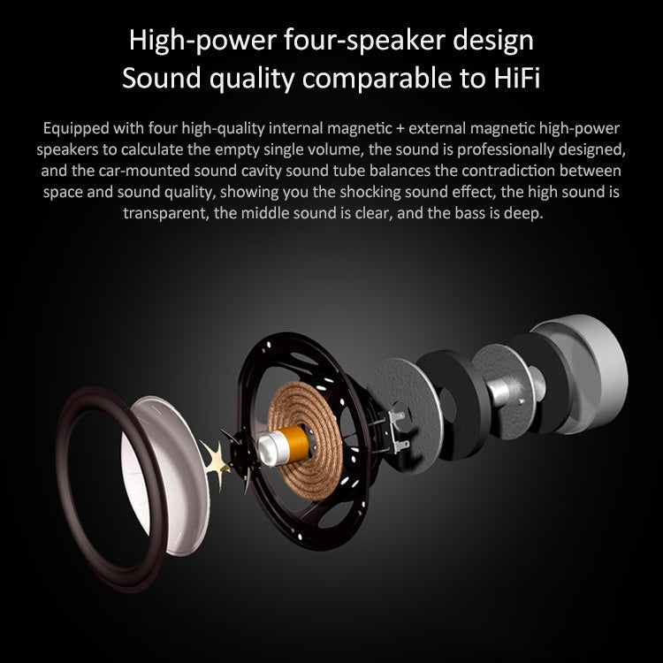W-KING T8 portable speaker control detail