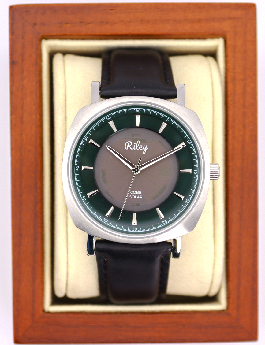 Riley Jerrie Cobb JC01 watch dial detail