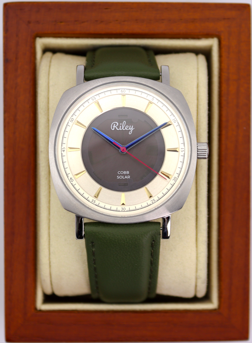 Riley Jerrie Cobb JC01 watch quick-release strap detail
