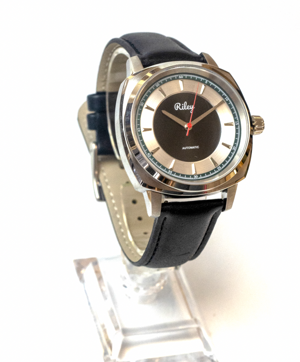 Riley Heritage Automatic watch dial close-up