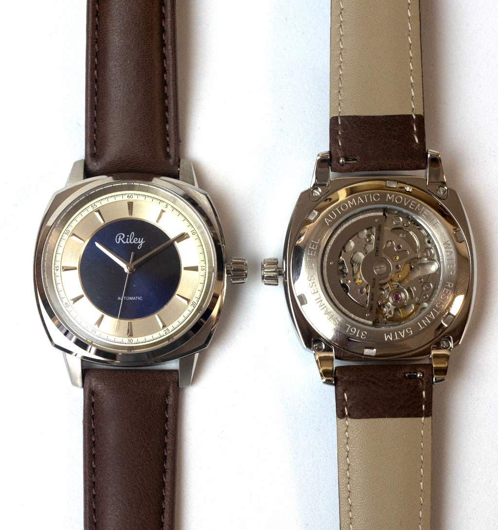 Riley Heritage Automatic watch movement detail image