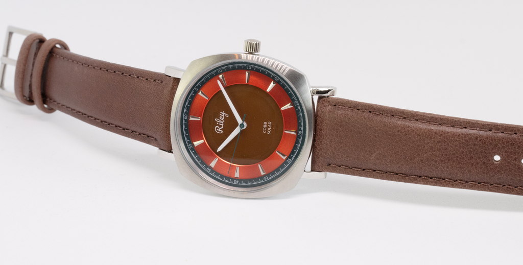Riley Jerrie Cobb JC01 solar watch strap and clasp image