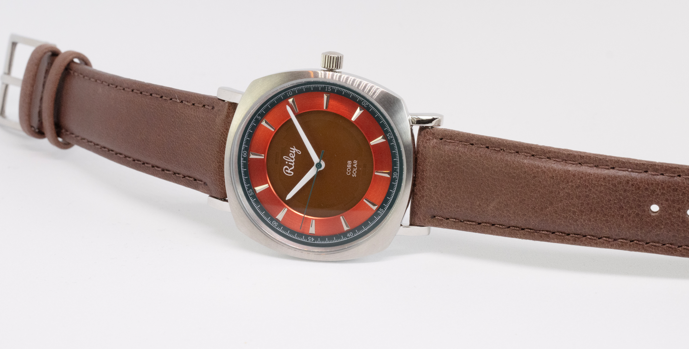 Riley Jerrie Cobb JC01 solar watch strap and clasp image
