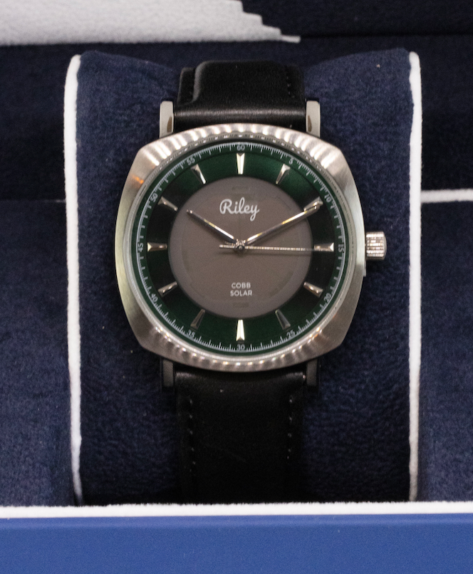 Riley Jerrie Cobb JC01 solar watch side profile
