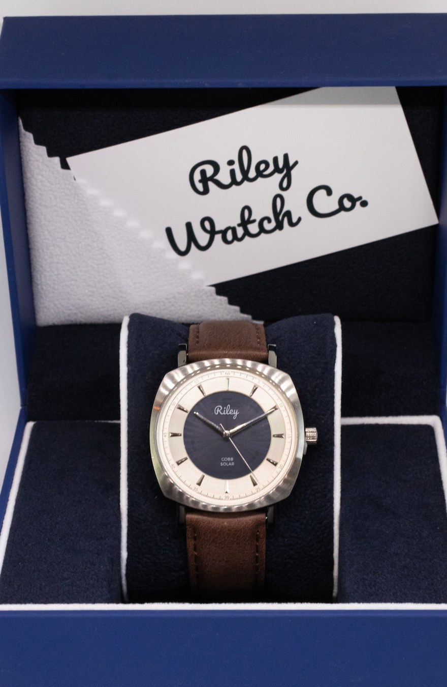 Riley Jerrie Cobb JC01 solar watch final product detail image