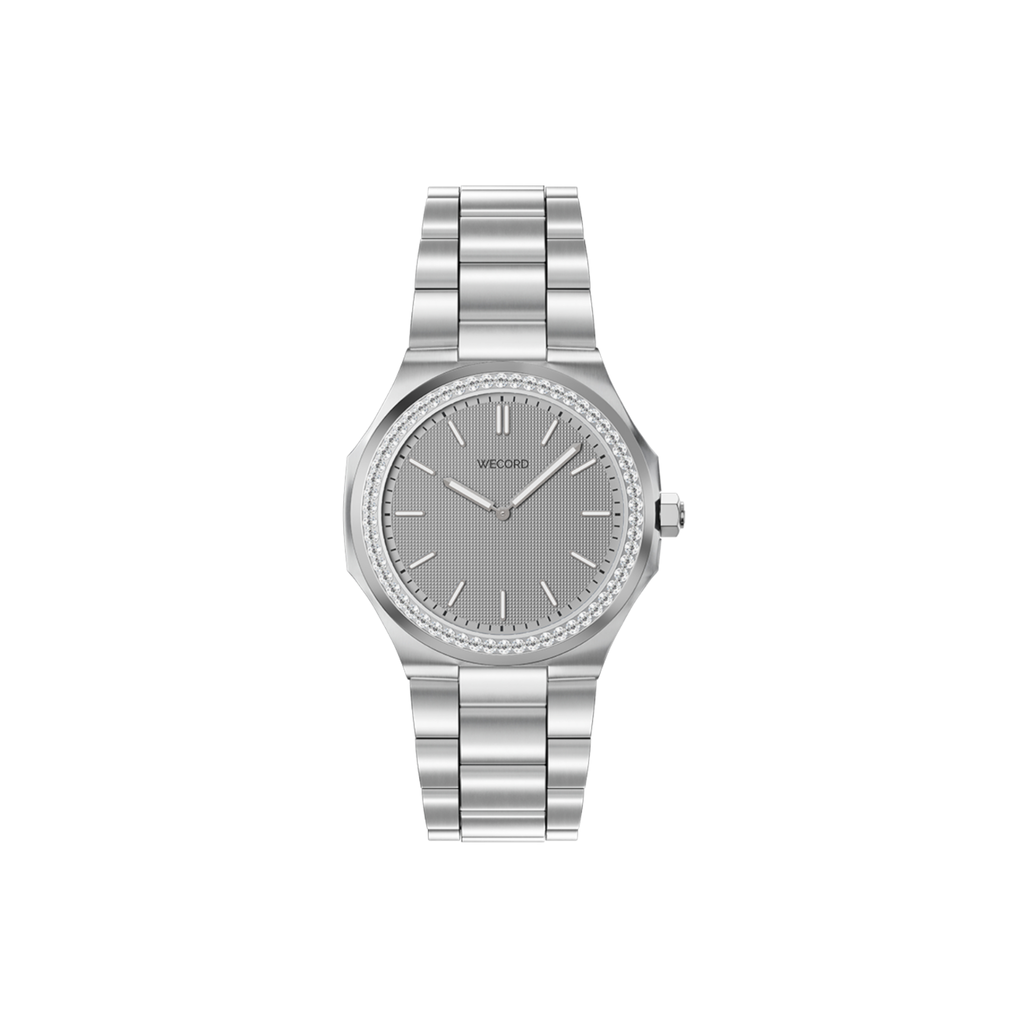 Wecord London Oliver Small Diamond watch in Grey