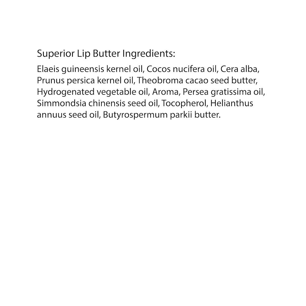 Highborn Superior Lip Butter ingredients information image