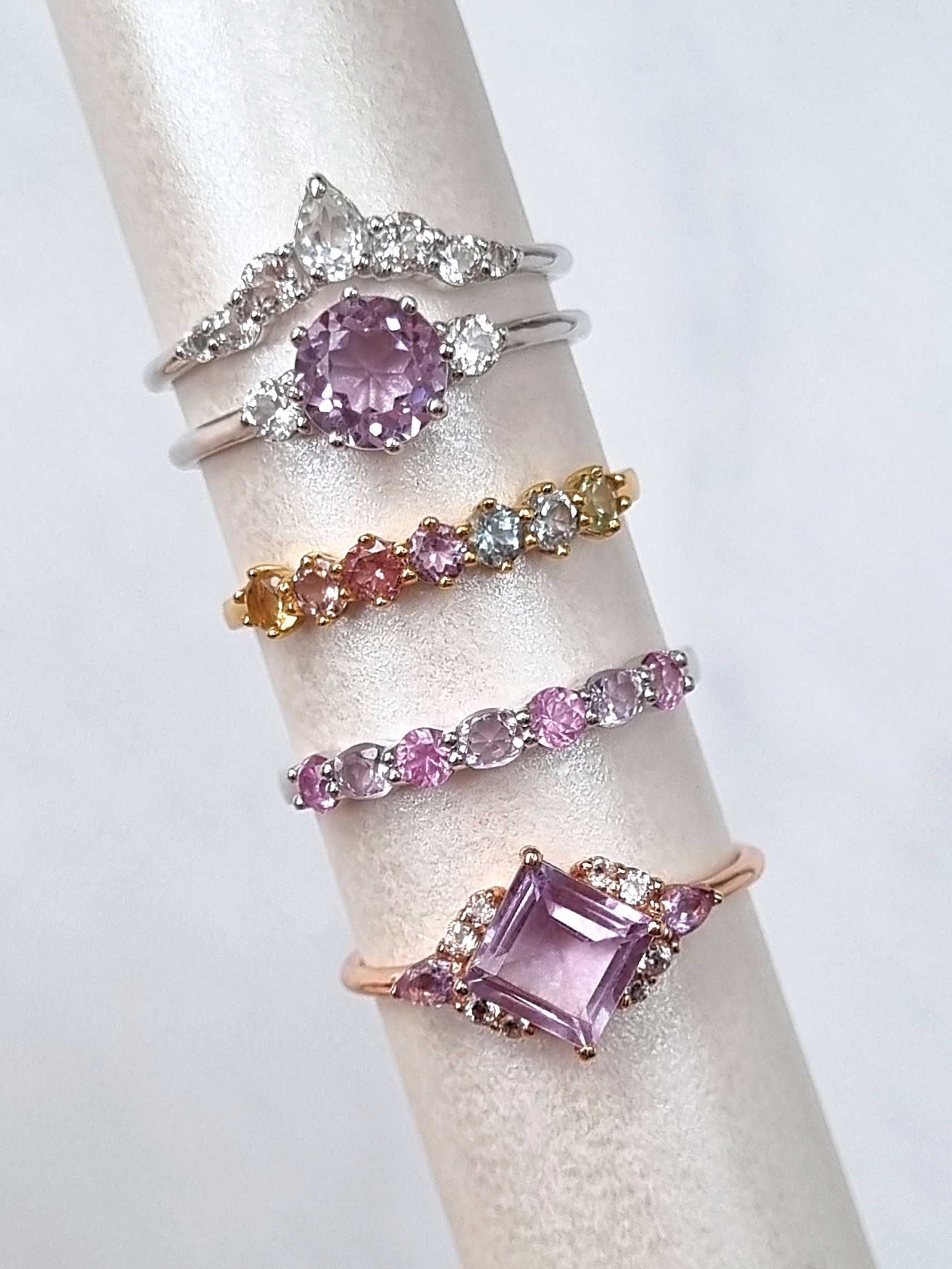 Vianne Jewellery autumn winter gemstone rings collection image