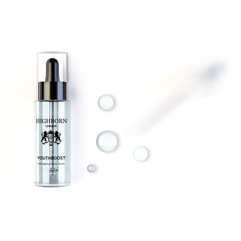 Highborn YOUTHBOOST Anti-Ageing Peptide Serum with droplets