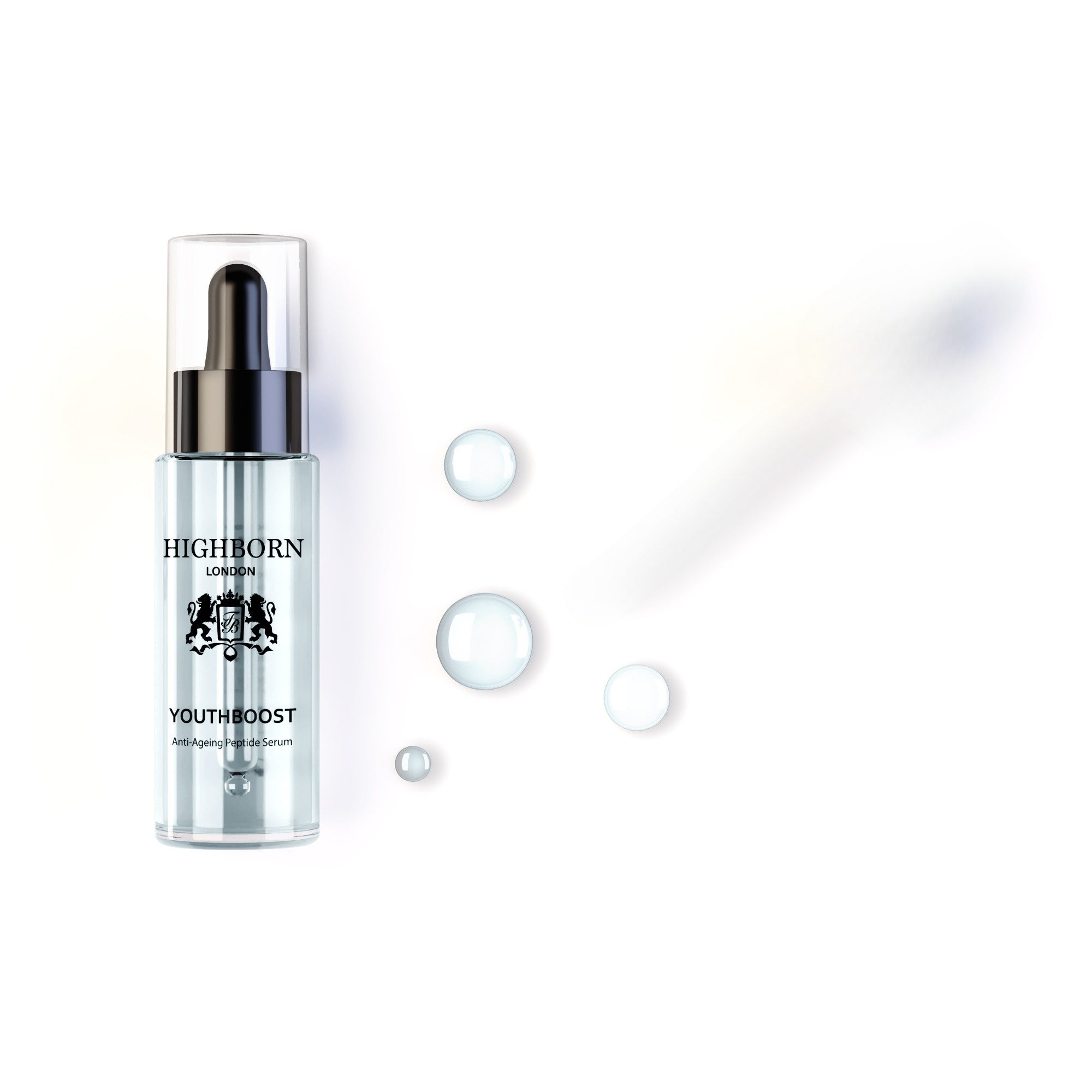 Highborn YOUTHBOOST Anti-Ageing Peptide Serum with droplets