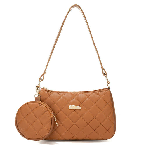 Kenike brown women's shoulder bag 23x75x15cm variant