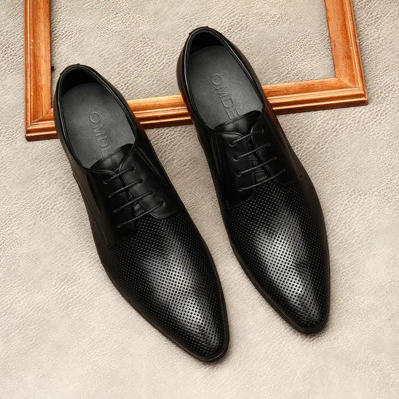 Vivace Charm Italian men's Oxford shoes final detail