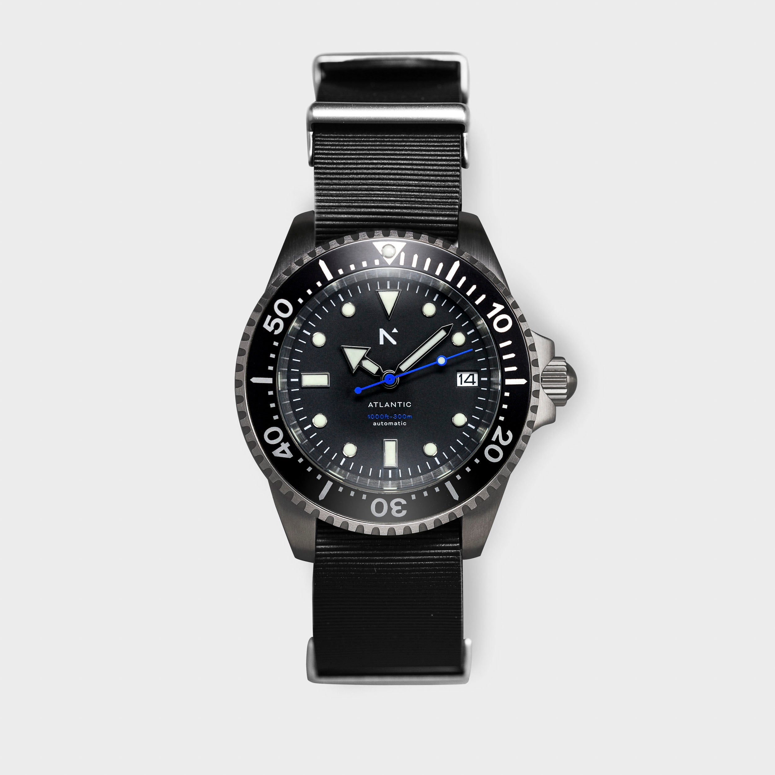 Rotate North Atlantic Dive Watch in Seal Black NATO