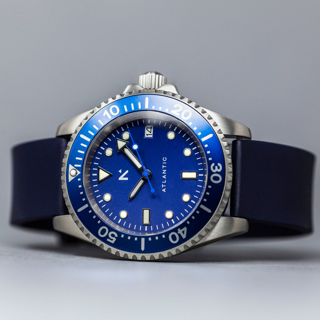 Rotate North Atlantic Dive Watch with Deep Night strap