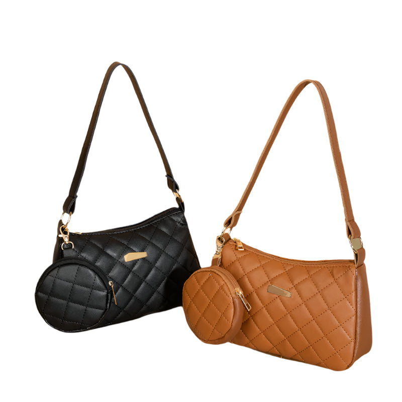 Kenike women's shoulder bag size and shape detail