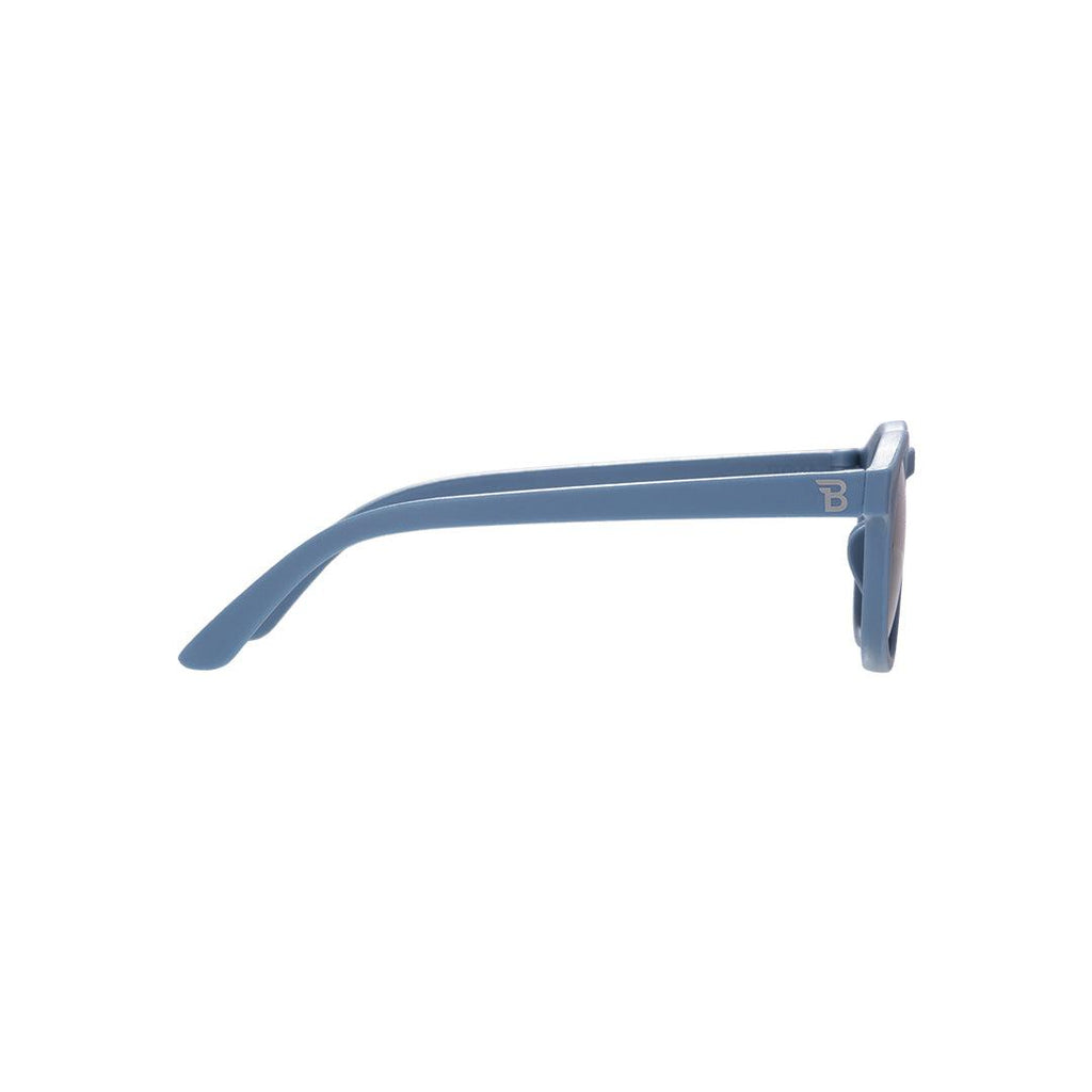 Babiators Eco Original Keyhole Pacific Blue kids sunglasses side view