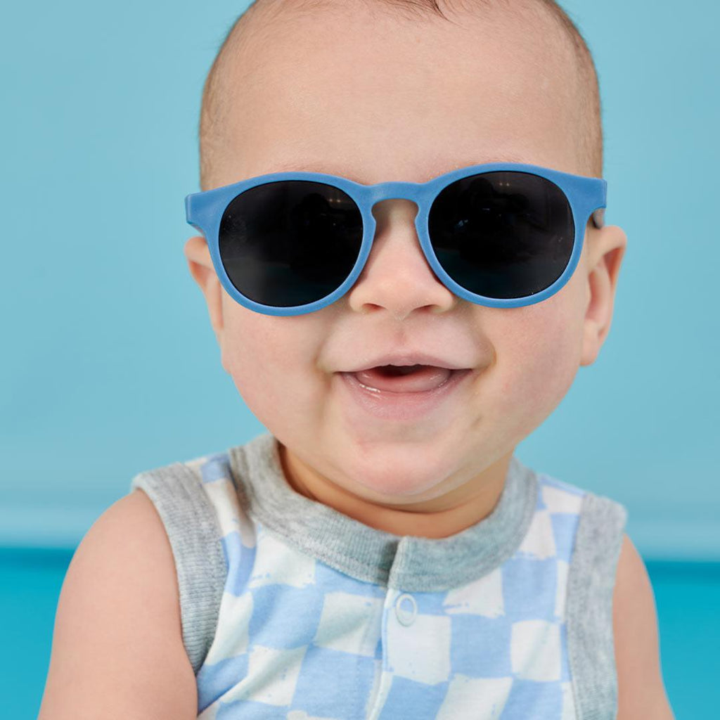 Babiators Eco Original Keyhole Pacific Blue sunglasses child lifestyle image