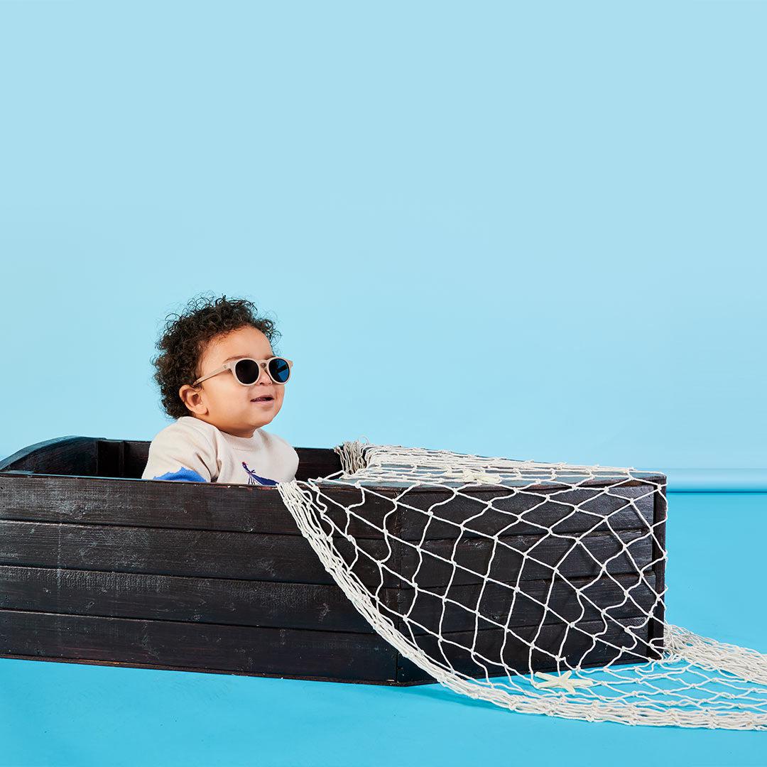 Babiators Eco Original Keyhole Soft Sand sunglasses child lifestyle image
