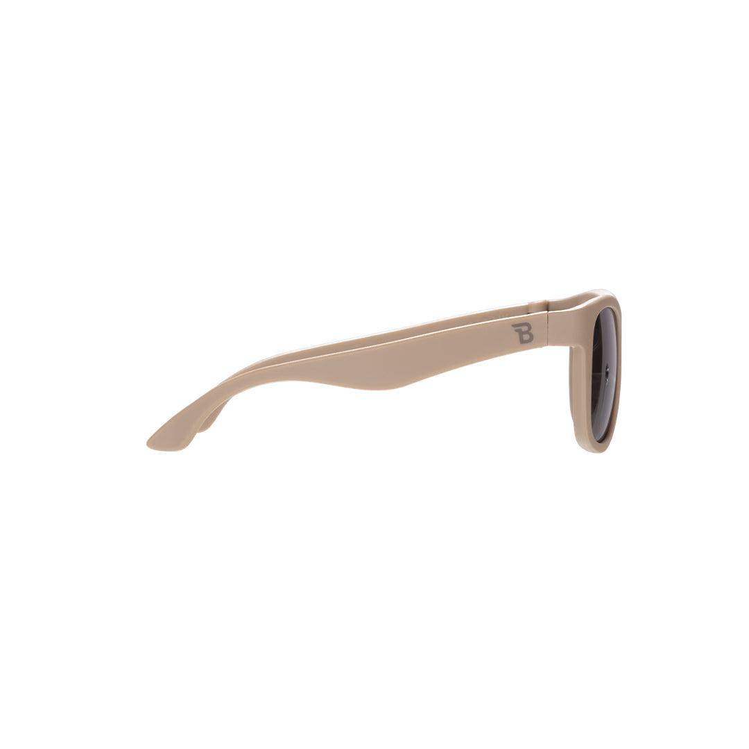 Babiators Eco Original Navigator Soft Sand kids sunglasses side view