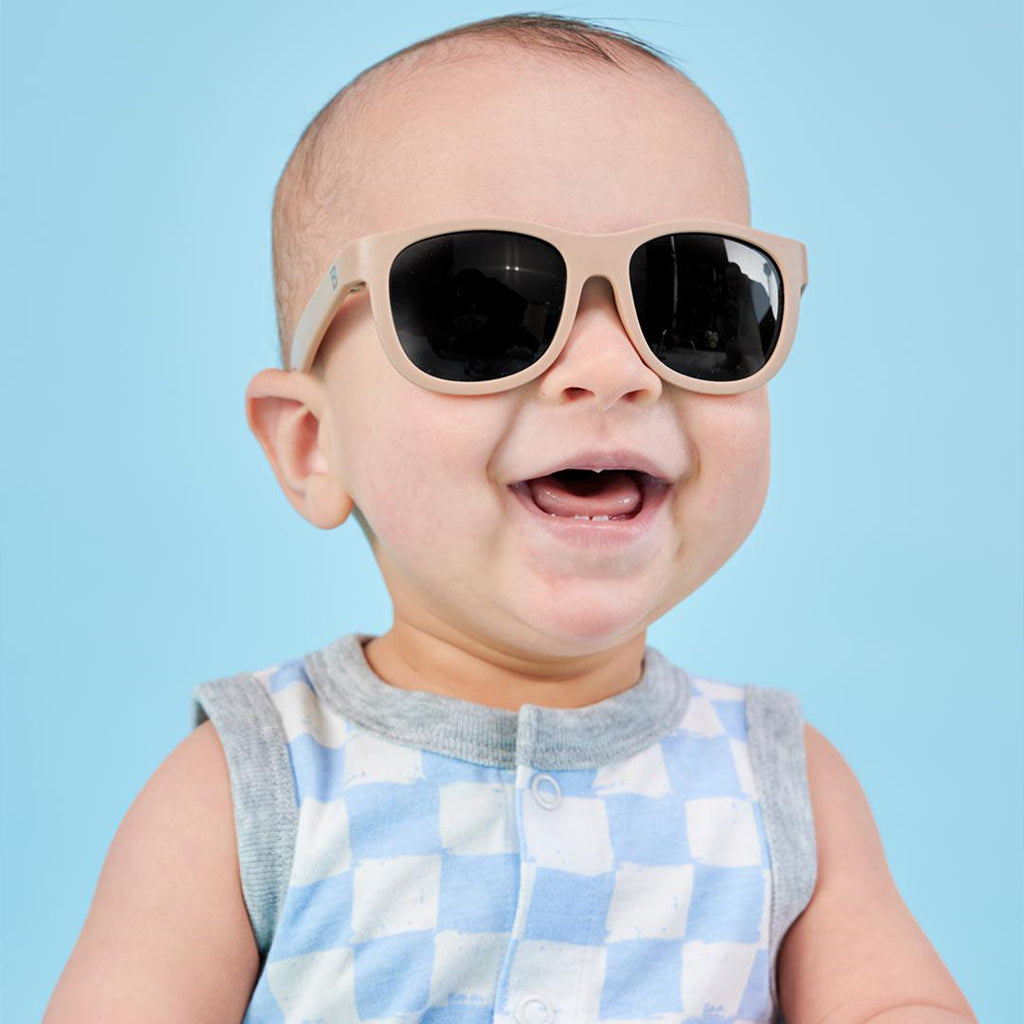 Babiators Eco Original Navigator Soft Sand sunglasses child lifestyle image