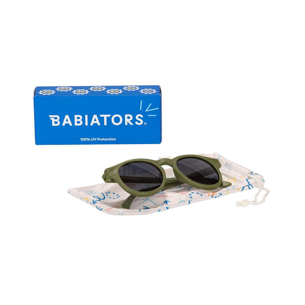 Babiators Eco Original Keyhole Wild Moss kids sunglasses front view
