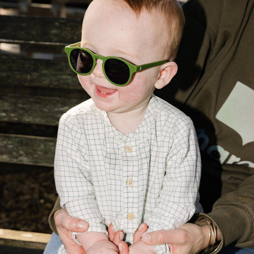 Babiators Eco Original Keyhole Wild Moss sunglasses lifestyle image
