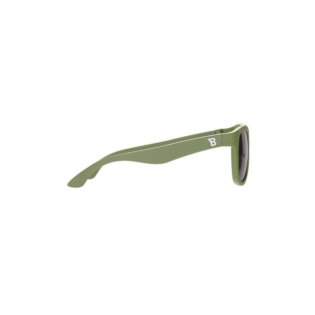 Babiators Eco Original Navigator Wild Moss kids sunglasses side view