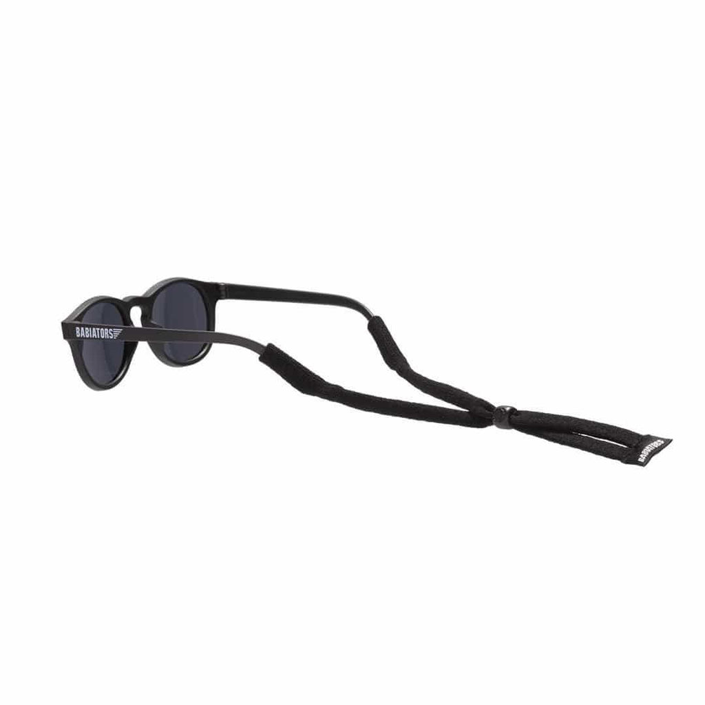 Babiators Black kids sunglasses strap side detail