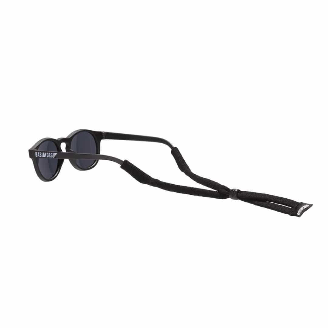 Babiators Black kids sunglasses strap side detail