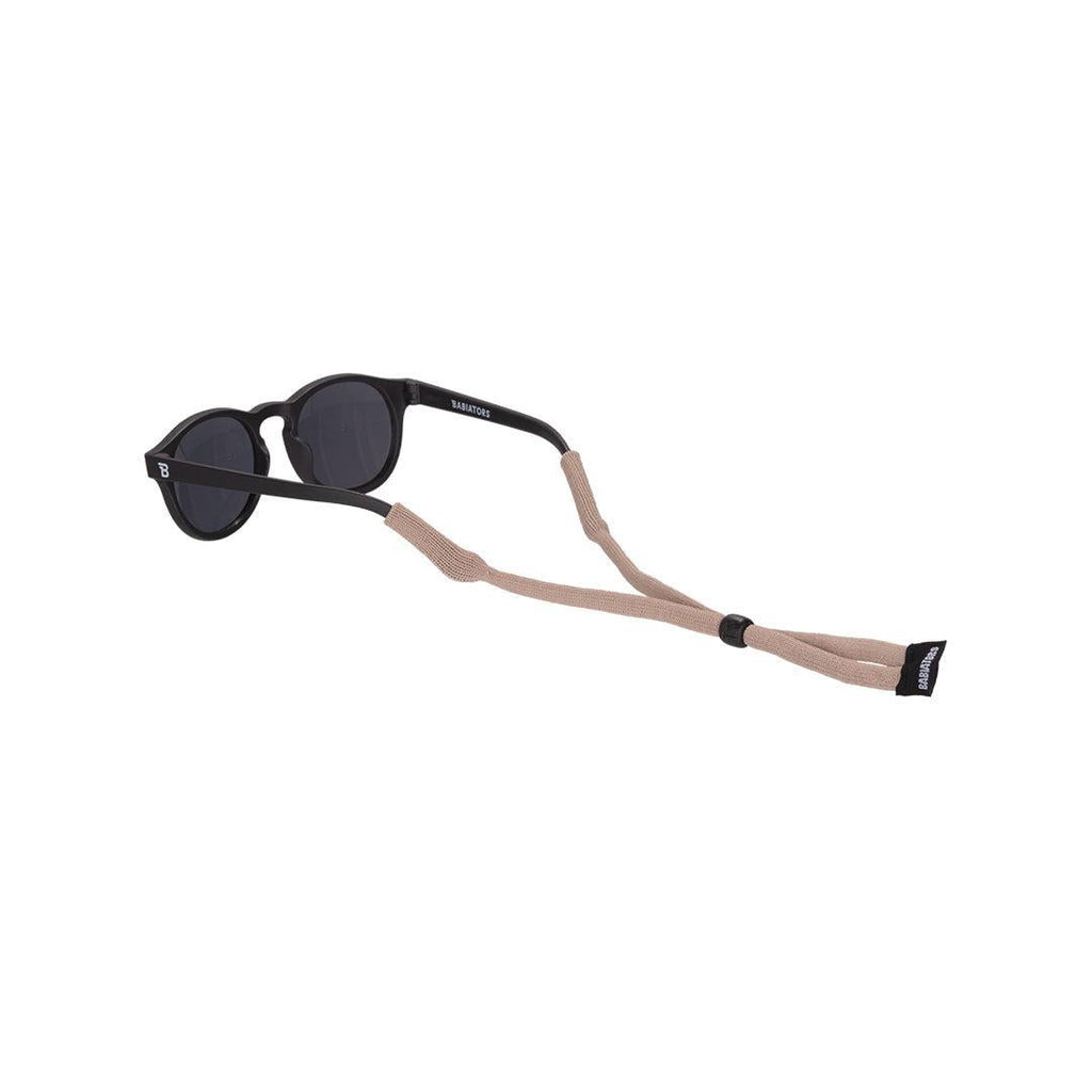 Babiators Cocoa Cloud fabric sunglasses strap attached detail