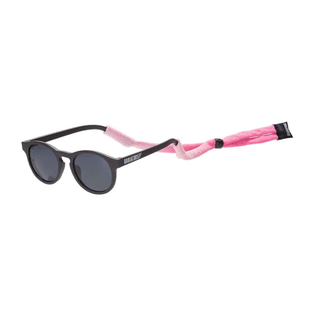 Babiators Pink Ombre kids sunglasses strap close-up detail