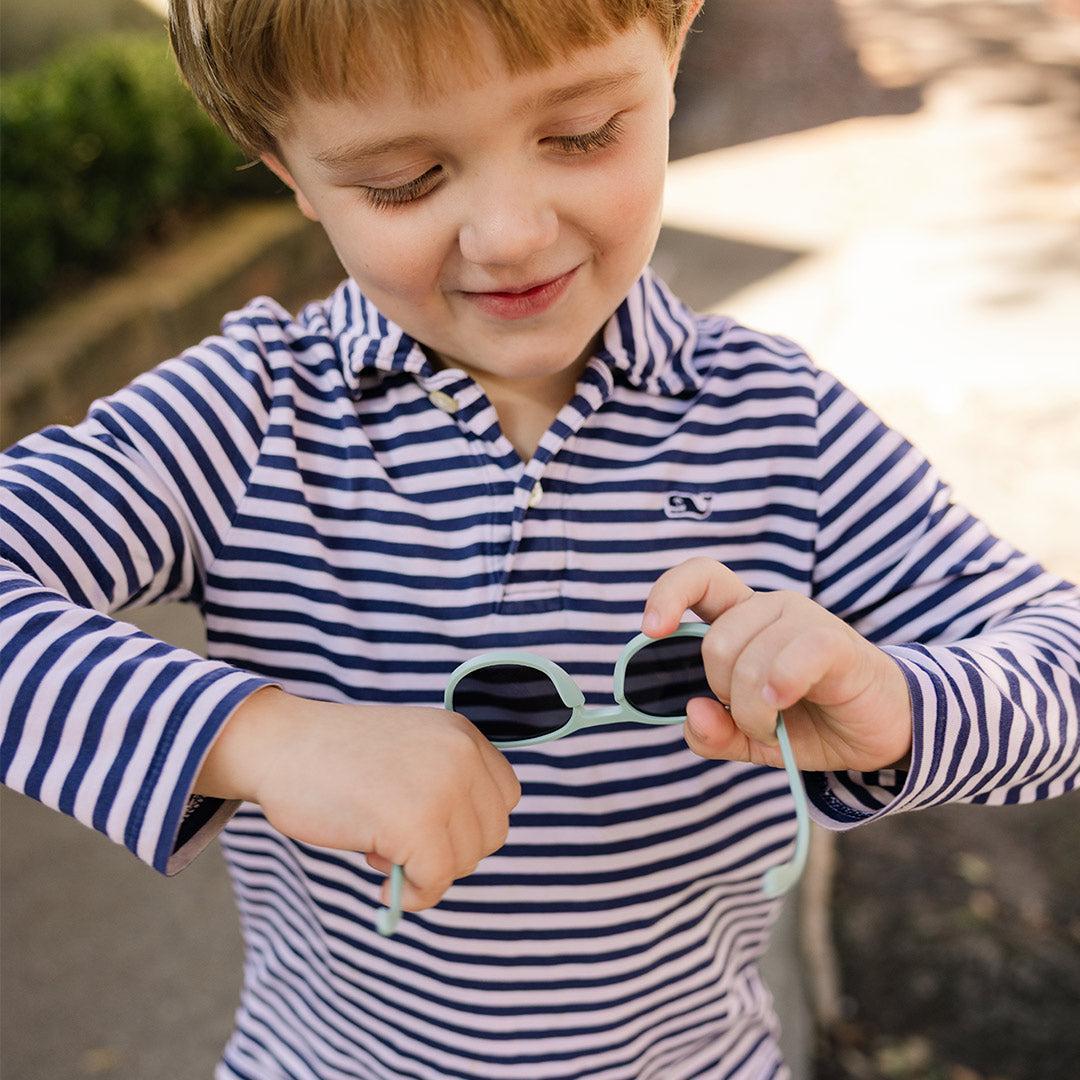 Babiators Original Keyhole Mint to Be sunglasses child lifestyle image