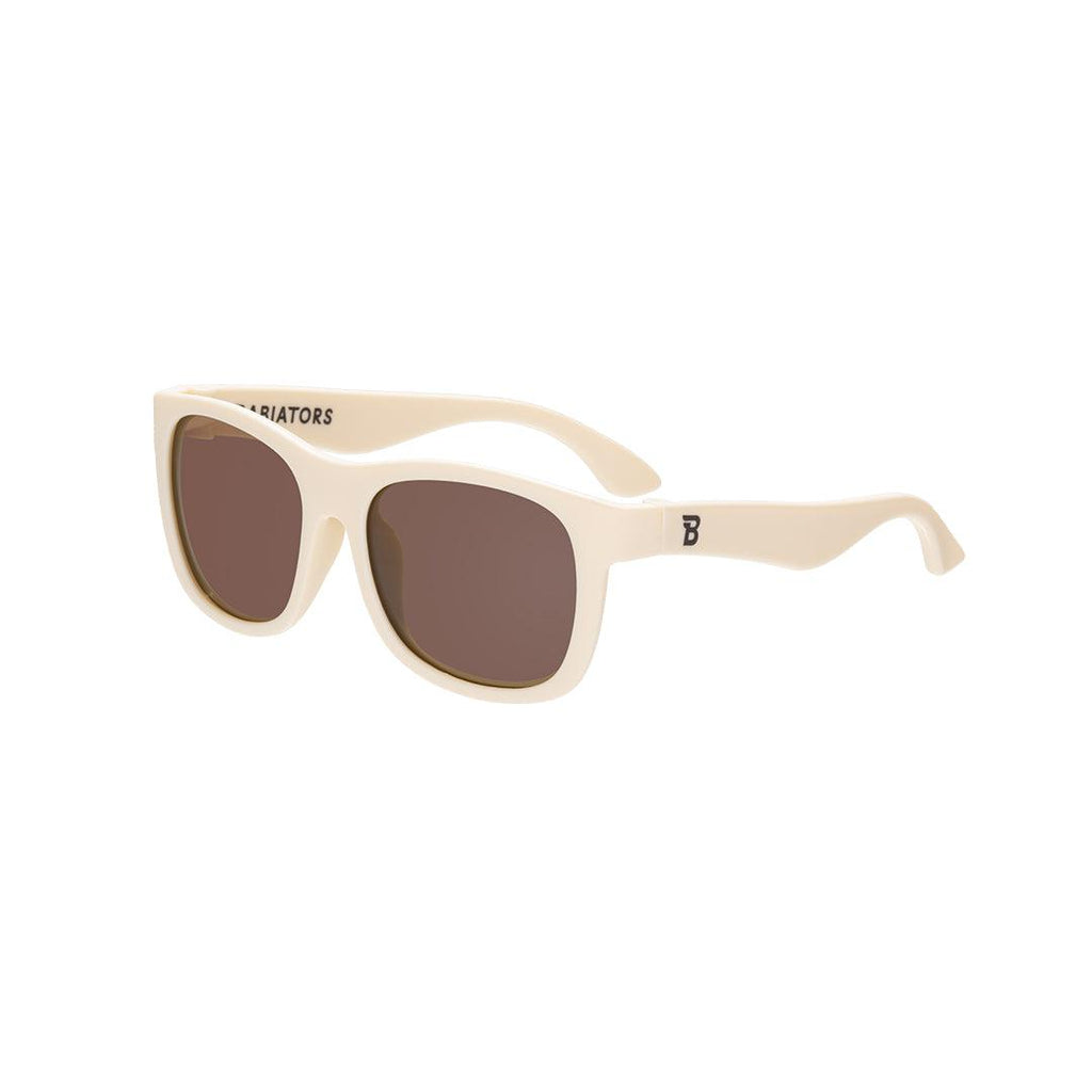 Babiators Original Navigator kids sunglasses in Sweet Cream 0-2 years flat lay