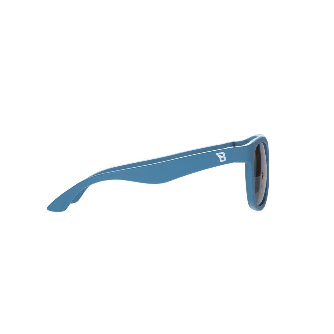 Babiators Polarised Navigator Midnight Blue kids sunglasses side view