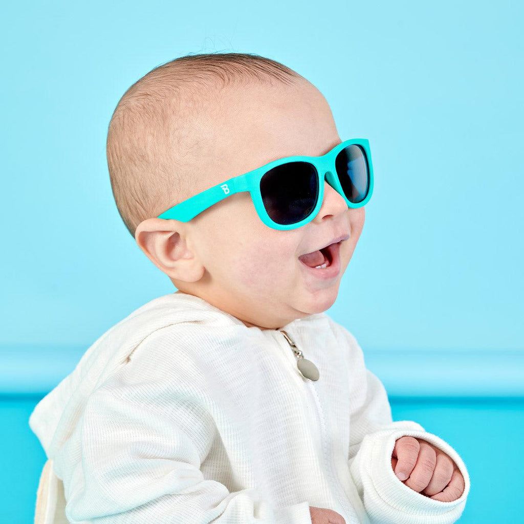 Babiators Original Navigator Totally Turquoise sunglasses outdoor lifestyle image