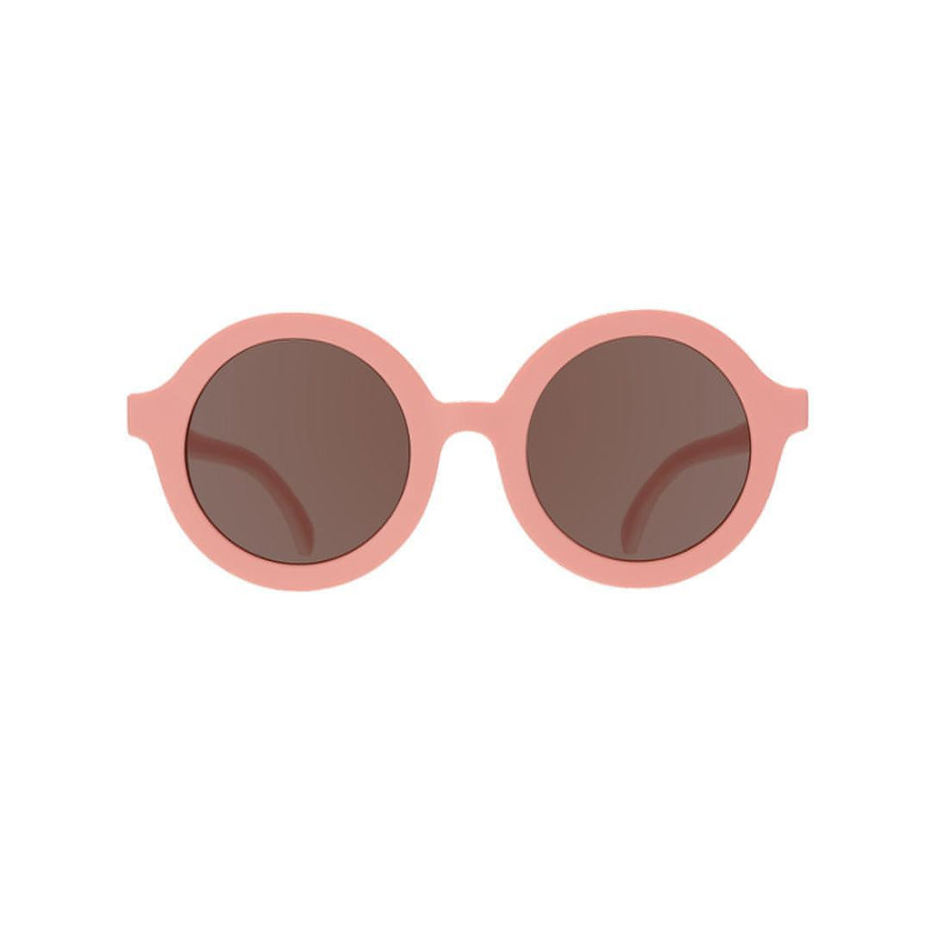 Babiators Original Euro Round kids sunglasses in Peachy Keen 3-5 years flat lay