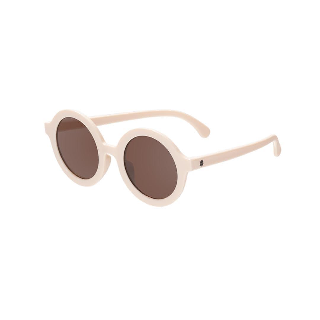 Babiators Original Euro Round kids sunglasses in Sweet Cream 0-2 years flat lay