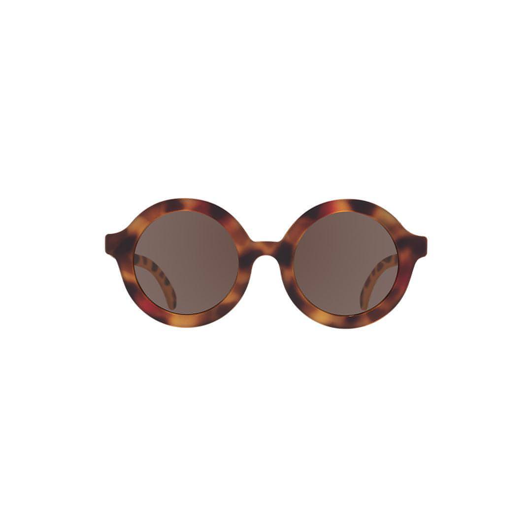 Babiators Original Euro Round kids sunglasses in Totally Tortoise 3-5 years flat lay