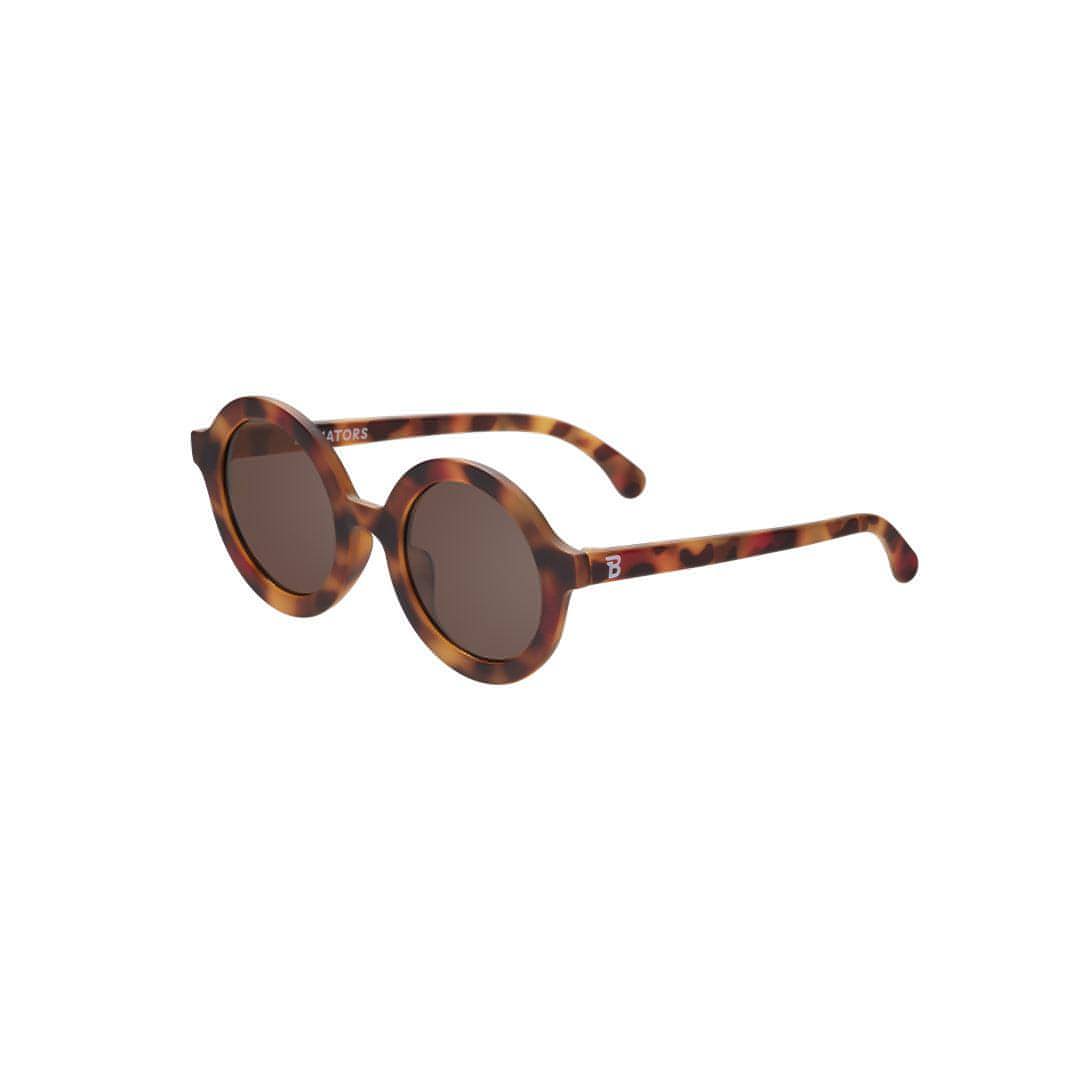 Babiators Original Euro Round kids sunglasses in Totally Tortoise 0-2 years flat lay